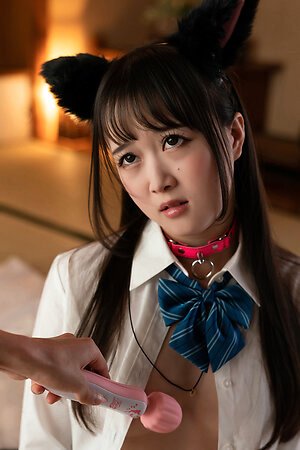 Japanese girl Ria Kurumi in school unchangeable gets cum in indiscretion